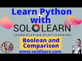 Boolean and Comparison Python