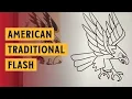 How To Draw Tattoos For Beginners American Traditional Flash Tutorial