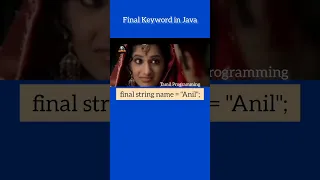 Final Keyword in Java
