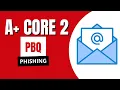 CompTIA A Core 2 PBQ Phishing 220-1202