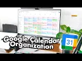 My Google Calendar System Student Productivity Time Management