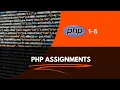 Elzero Assignments - PHP 1-5