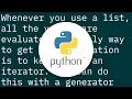 lazy evaluation in Python3