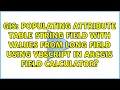 Populating attribute table string field with values from long field using vbScript in ArcGIS