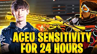 I USED ACEU SENS FOR 24 HOURS AND THIS HAPPENED