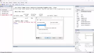 Data management How to convert categorical string variables to labeled numeric variables