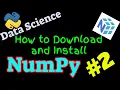 NumPy Tutorial How to download and install NumPy How to Use NumPy