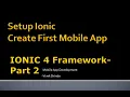 Ionic setup and create first app part 2 vivek shinde