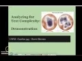 Analyzing for Text Complexity DEMO