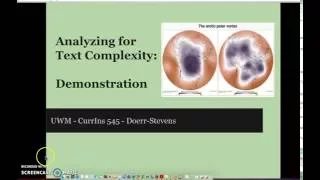 Analyzing for Text Complexity DEMO