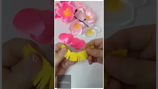 اصنعي  ورد او ازهار  من قماش ستان                                             دندنها