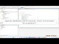 Apache NetBeans IDE 21 Tutorial - Short Cut to insert Enumeration