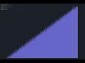 Comb sort 1000 elements bar graph style
