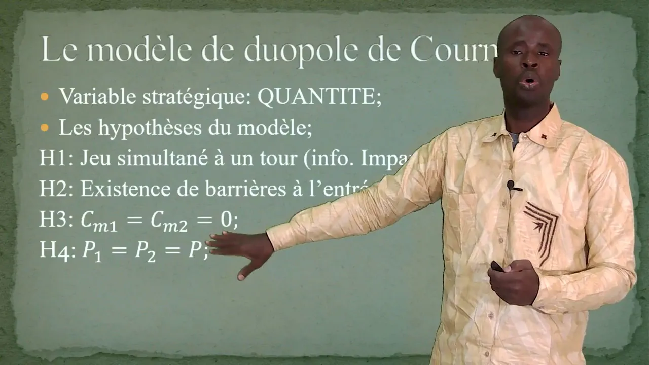 Le duopole de Cournot : introduction