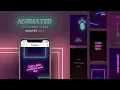ANIMATED Instagram Story Quotes - Neon