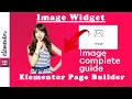 How to add Image widget in Elementor