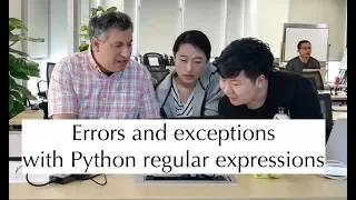 Python standard library re error exceptions