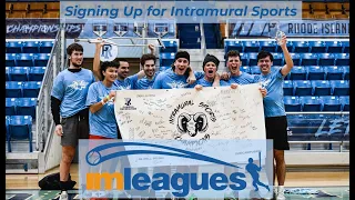 Signing up for Intramural Sports with IMLeagues