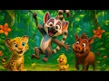 Download Lagu Lemur Salta en la Selva con sus Amigos 🎶 Canción Infantil Divertida para Bailar y Cantar