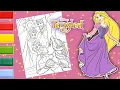 Rapunzel Coloring Coloring Tangled Princess Rapunzel Queen Arianna King Frederic
