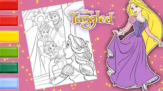 Rapunzel Coloring Coloring Tangled Princess Rapunzel Queen Arianna King Frederic