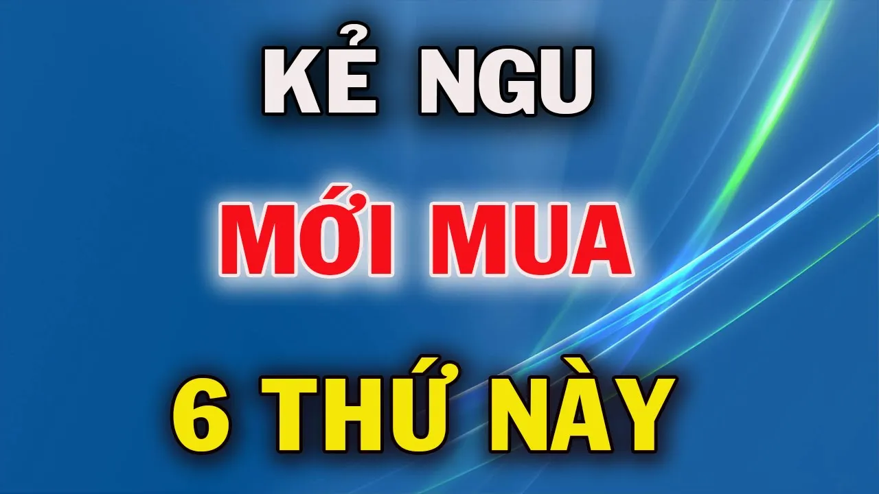 Outline Video 6 Thứ Người giàu Không Mua Nhưng Người Nghèo Muốn Mua Bằng Được