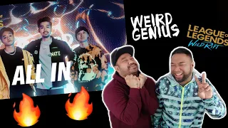 all in weird genius ft tabitha nauser league of legends wild rift reaction
