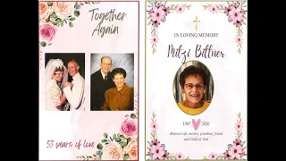 Funeral of Mitzi Bittner
