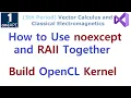 OpenCL 133 - Use noexcept and RAII Together