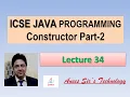 Constructor in Java Non parameterized and Parameterized Easily Explained