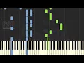[ Piano Solo Tutorial ] Francis Panormo - The Bird Waltz (synthesia classical)