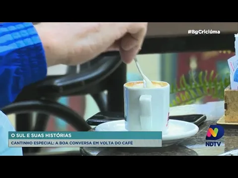 Cantinho especial: a boa conversa em volta do café em Criciúma