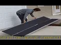 Silver Spring WCMF-12 Aluminum Multi-Fold Wheelchair Ramp - 12 Long