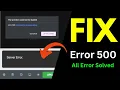 Elementor Server Error 500 Error Solved Quickly Elementor Server Error 500 Quick Fix