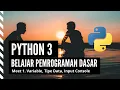 Python 3 - Variables Tipe Data Input Console