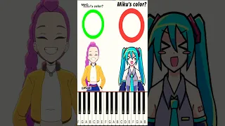 Pick A Color My Version Vs Original Kpop Demon Hunters Fash Piano Tutorial 