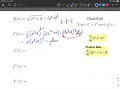 Take 1st and 2nd derivative of a square root function using the chain power and product rules