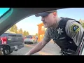 Clallam County Deputy Morris tries to shoo me away Changes his tune once I grab my camera
