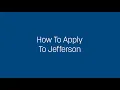 How to Apply to Jefferson Community Technical College Online