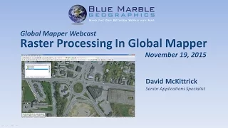 Raster Processing in Global Mapper