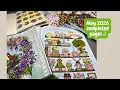 May 2026 completed colouring pages Adult Colouring