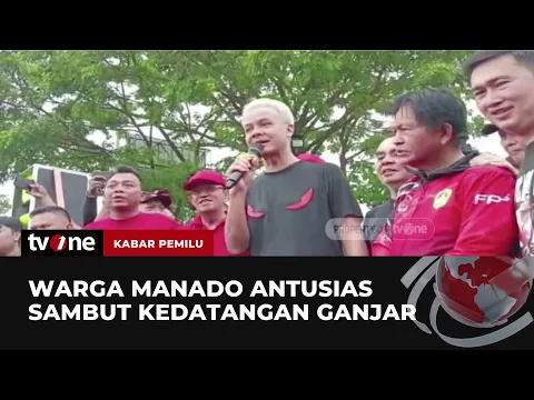 Warga Manado Menyambut Kedatangan Ganjar Pranowo