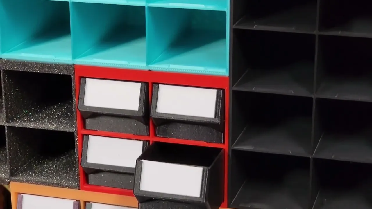 Screwfinity Unit 2U Medium WIDE - The Gridfinity Storage Unit