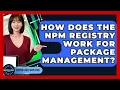 How Does The Npm Registry Work For Package Management - Server Logic Simplified