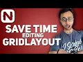 NativeScript GridLayout Productivity Tip with VSCode