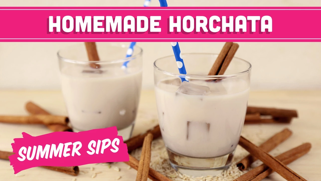 Mexican Horchata Recipe! Summer Sips In Sixty Seconds - Mind Over Munch