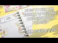How to Set Up Weekly Faith Layout