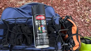 KRYLON Fusion Satin Black spray paint LOWES - Shopping by BIKE