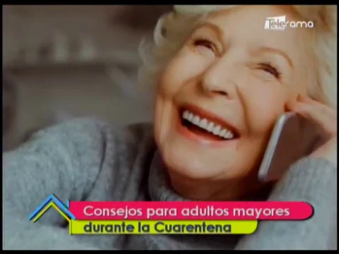 Consejos para adultos mayores durante la cuarentena 