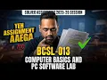 IGNOU BCSL 013 Solved Assignment June 2026 BCA New BCSL 013 Assignment